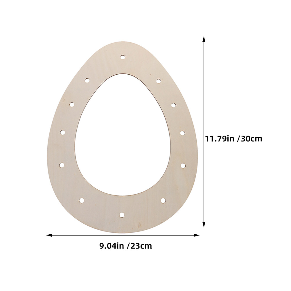 DIY Easter Wreath Frame Egg Sh - огляд і ціна Wood Ring Blank