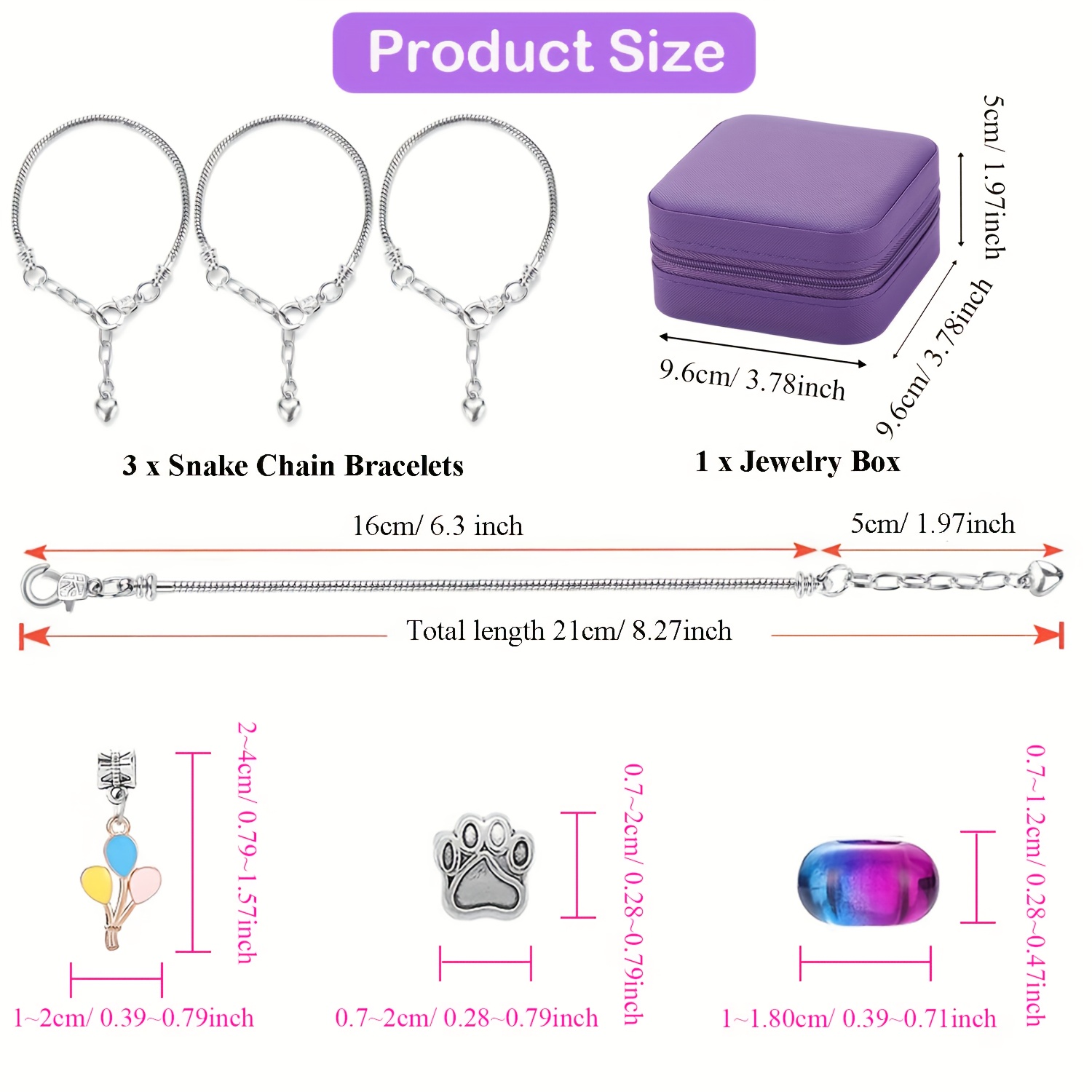 68Pcs Beading Kit with a Viole - огляд і ціна Resin Crafts Diy