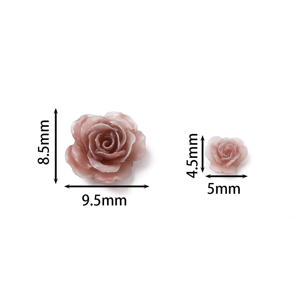 20/50pcs No Hole Resin Flower  - огляд і ціна Resin Craft Ideas